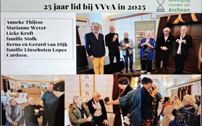 Van harte gefeliciteerd met jullie 25 jaar lidmaatschap